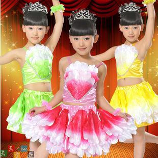 童舞蹈服装民族演出服幼儿舞蹈服装批发少儿舞