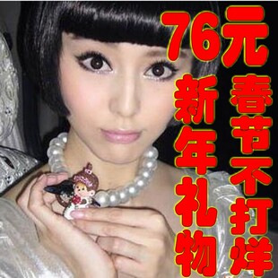  100%实拍 范冰冰同款 蒙奇奇新娘 珍珠项链 原价99元/现特价76元