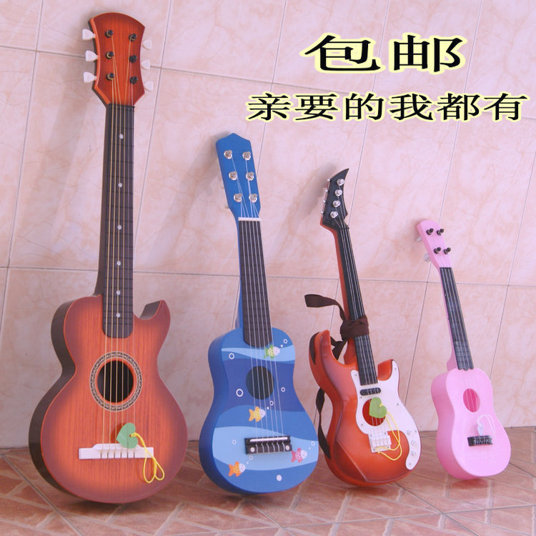 Simulation Guitar Toys Children's Musical Instruments Play Show props kindergarten Puzzle gift Musical toyin the Toy/Childs/Puzzle/Building block/Model , Musical toy/Children's Musical Instruments , Toy Guitar category - from Buy2taobao.com to provide professional Taobao agent buy service