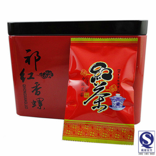  杯口留香红茶 特级祁红香螺 正山小种祁门红茶 随手泡 25袋/罐