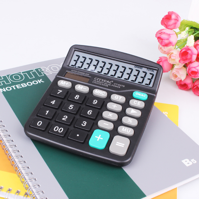 Long hair Calculator CT-837B 12 Median Big screen Key multi-function solar energy to work in an office Suppliesin the Electronic Dictionary/Electronic paper book/Stationery , Calculator category - from Buy2taobao.com to provide professional Taobao agent buy service