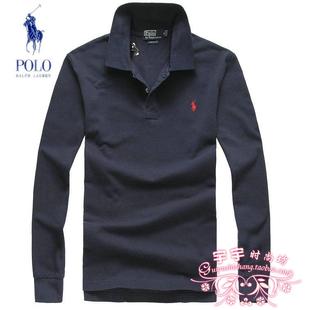  polo衫男装长袖 polo Ralph Lauren 秋款保罗男士小马标polo衫
