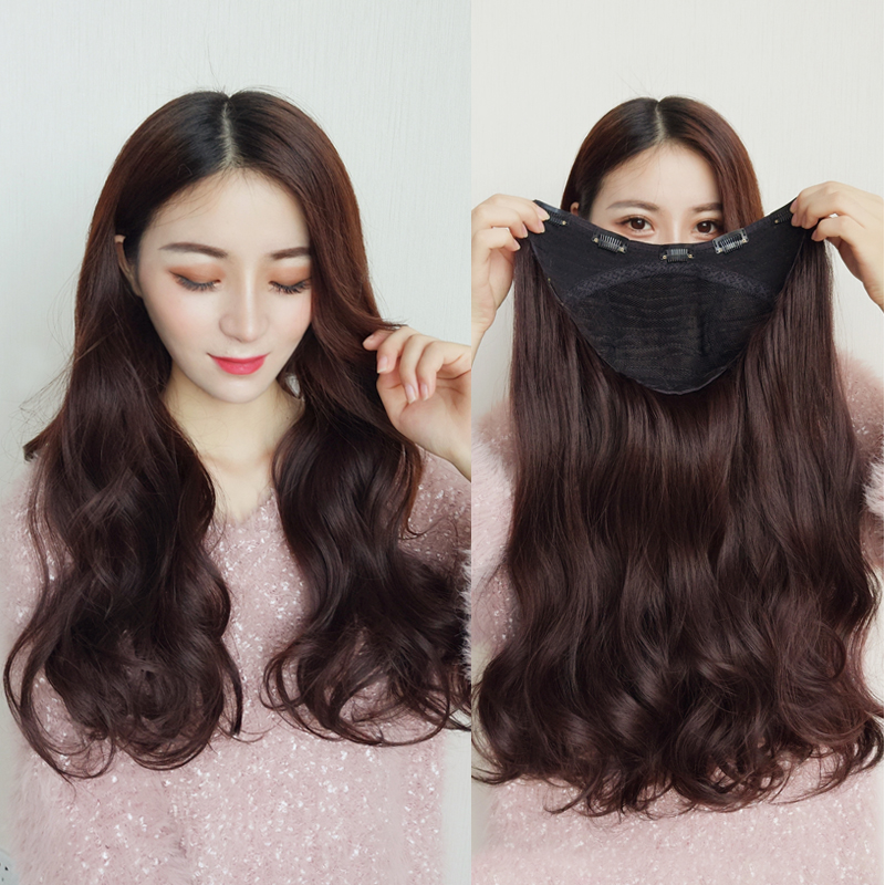 Wig Type U Long hair Long curly hair Semi-caps fluffy natural Hair Wig piece invisible No tracein the Hair Care/Wig , Wig , Whole wig category - from Buy2taobao.com to provide professional Taobao agent buy service
