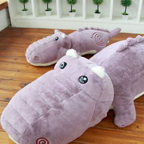 新品 包邮鳄鱼公仔 可爱鳄鱼玩具 毛绒玩偶 抱枕靠垫枕头 情人节