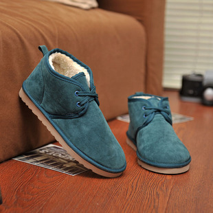  冬季男士男款雪地靴男低筒男生雪地靴正品短靴冬靴棉靴保暖鞋