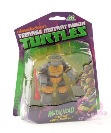 原装正版忍者神龟2012版 Metalhead金刚头玩具公仔-淘宝网