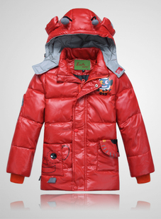  新款特价正品宝宝儿童羽绒服男童中小童卡通短款童装外套清仓