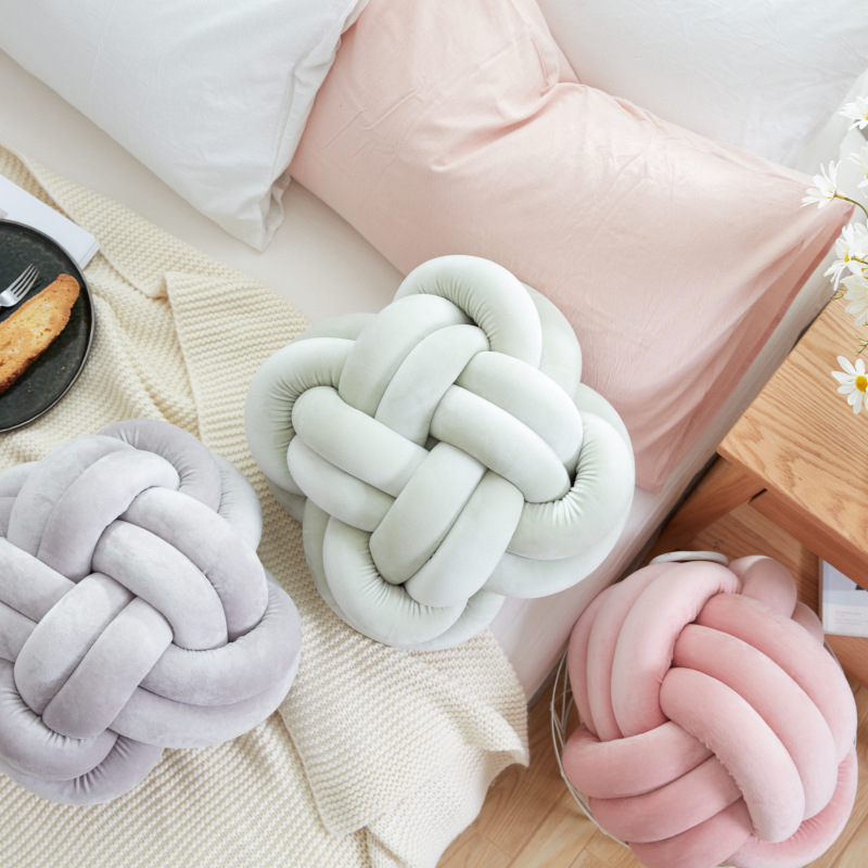 Denmark designer Pillows Knot Tie originality Cushion Northern Europe ins Same item Pillowsin the Home Fabric , Pillow/Pillow category - from Buy2taobao.com to provide professional Taobao agent buy service