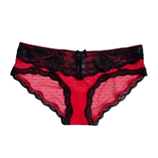  维多利亚的秘密 新款 红色本命年 新娘女士 蕾丝性感三角底裤