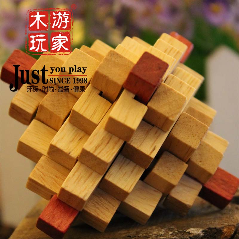 包邮9岁8岁12岁游家木玩大号木制孔明锁九代菠萝锁鲁班锁益智7岁|ruв категории игрушка/коляска/головоломка/блоки/модель, Разблокировать/лабиринт/кубик Рубика/умная игрушка, Разблокировать/Решение кольцо игрушки - от Buy2taobao.com для оказания профессиональной услуги покупки агента Taobao
