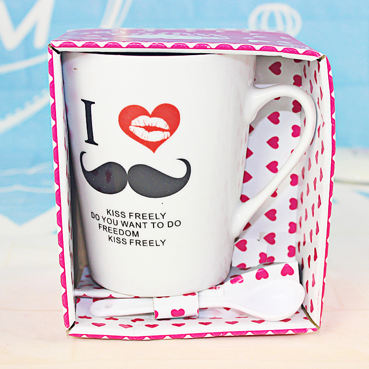 Advertising Cup gift Wholesale coffee ceramics Couples Cup Mug glass Boutique gift box-packed LOGOin the Tableware , Cup/Cups/Kettle , Mug category - from Buy2taobao.com to provide professional Taobao agent buy service