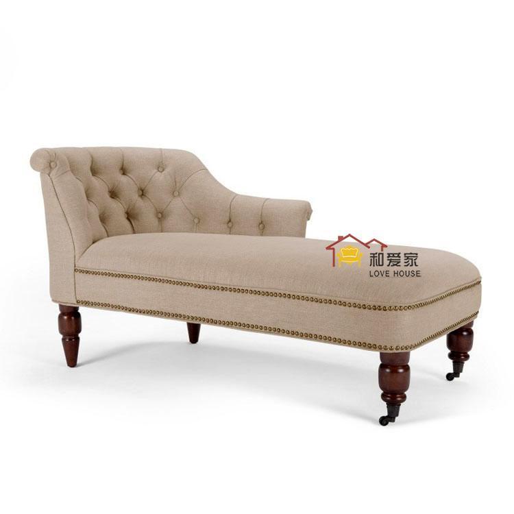 high-grade American country Fabric chaise longue deck chair European-style living room Royal couch bedroom beauty sofa Toffee chairin the Residential furniture , Sofa , Chaise longue category - from Buy2taobao.com to provide professional Taobao agent buy service