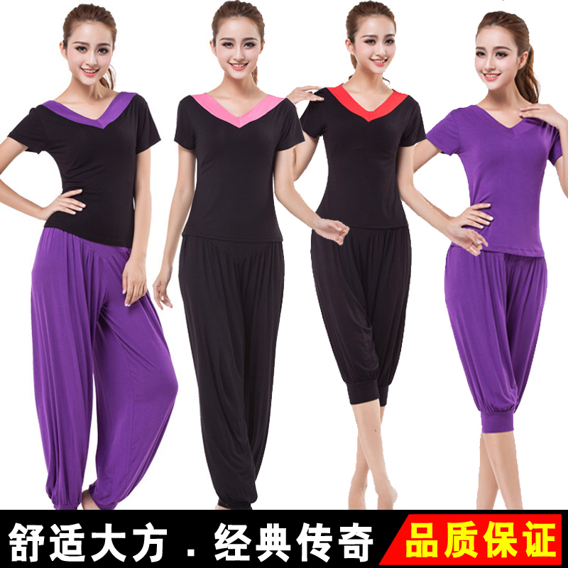square dance New fashion female Modal suit Short-sleeved V-neck Knickers Middle and old age dance clothesin the Sports/Yoga/Fitness/Fans supplies , Dance/Aerobics/Gymnastics , Square Dance , Square Dance Set category - from Buy2taobao.com to provide professional Taobao agent buy service