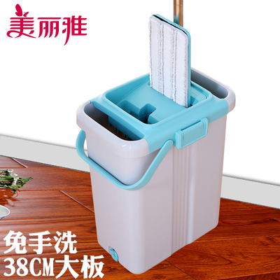 美丽雅刮刮乐拖把第二代免手洗平板家用大号懒人网红一刷净地拖