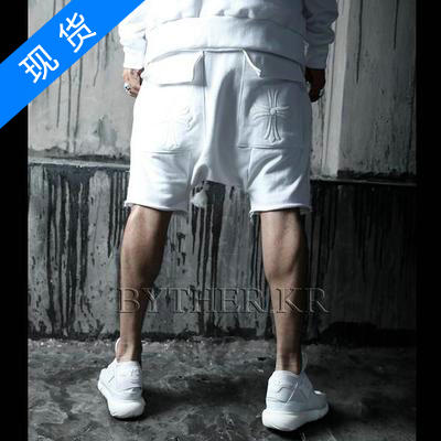 韩国代购ByTheR男士新款夏装十字架低裆潮流哈伦短裤垮裤在类目 男装, 休闲裤中 - 来自Buy2taobao.com提供专业的淘宝代购服务