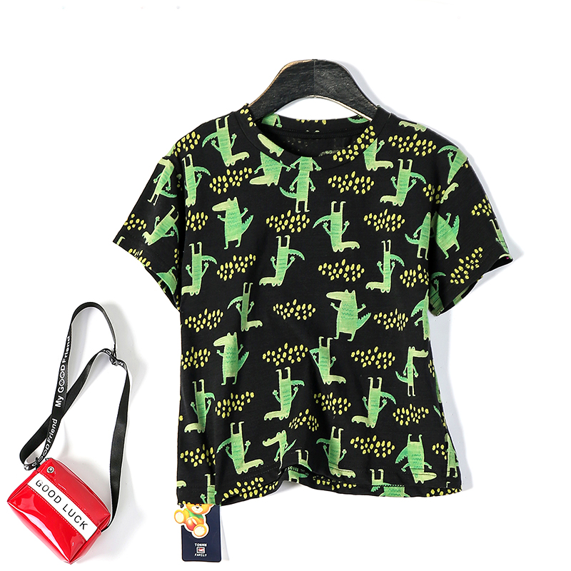 Fox printing 2019 T-shirts Short sleeved T-shirtin the Children/Baby/Family fitted , T-shirt category - from Buy2taobao.com to provide professional Taobao agent buy service