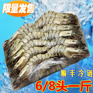  野生大虾 食品 水产 水产品 北极虾 牡丹虾 大虾 海鲜 新鲜 野味