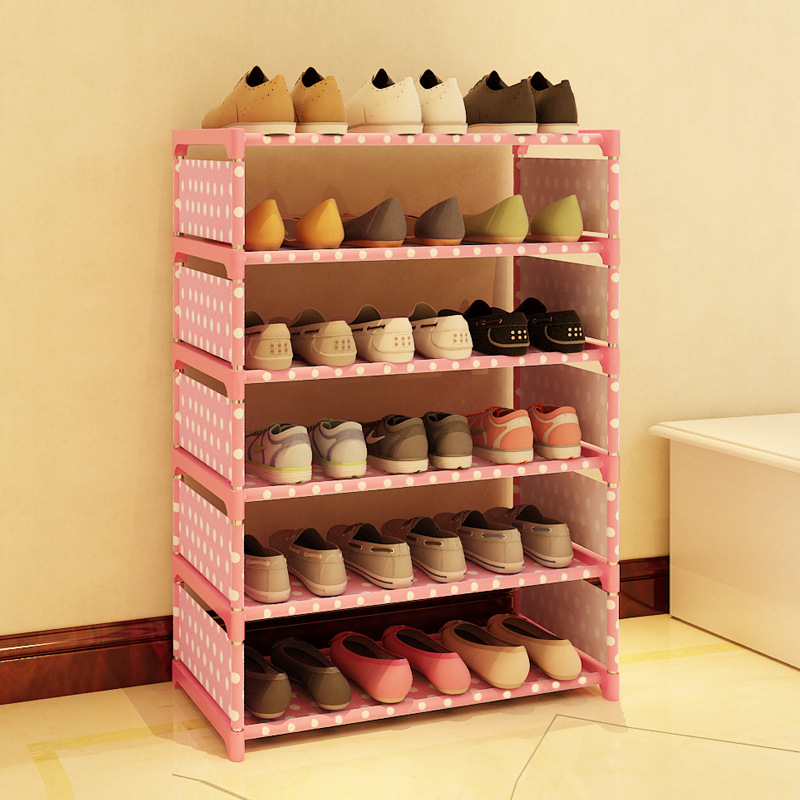 simple and easy shoe rack multi-storey Iron art Assemble Storage shoe rack Modern minimalist Metal pipe Bold reinforce dorm Shoe cabinetin the Residential furniture , Cabinet , Shoebox category - from Buy2taobao.com to provide professional Taobao agent buy service