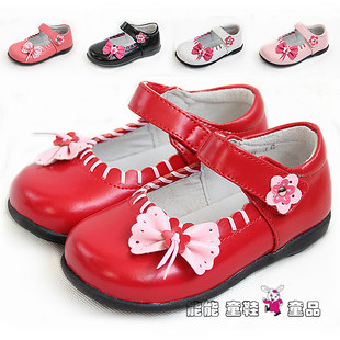  小林川子儿童皮鞋 春款真皮童鞋 女 软牛皮鞋 韩版公主单鞋716