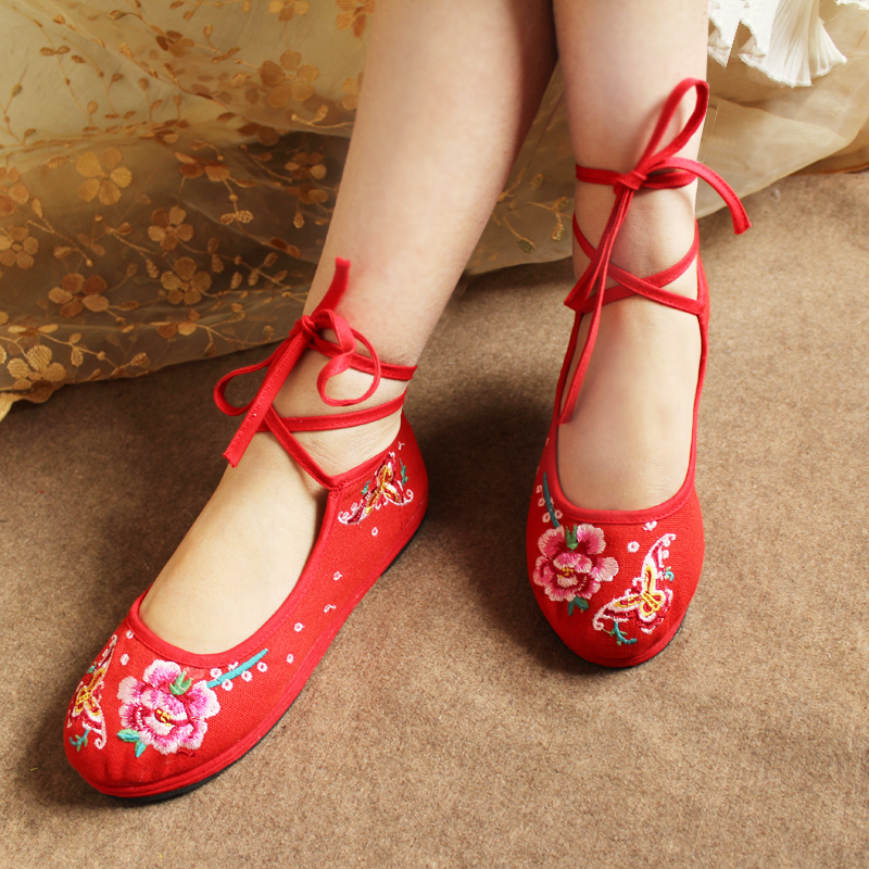 2013春新款 单鞋 旗袍禾服 <em>绣花鞋</em> 老北京布鞋