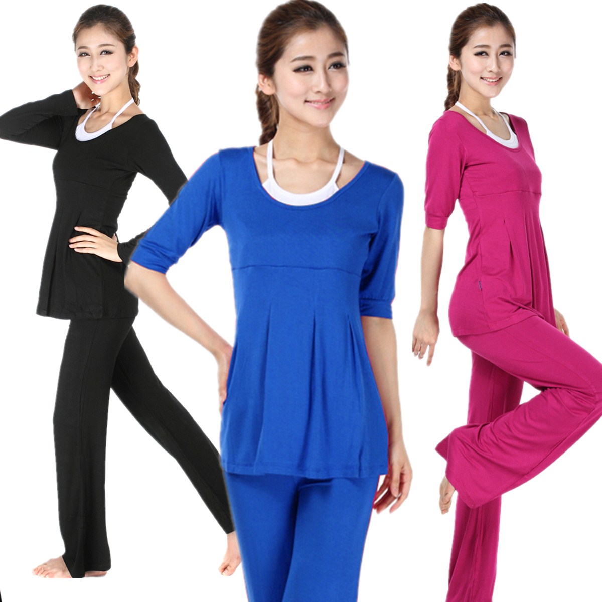 瑜珈服春夏套装女韩版宽松练功服舞蹈服包邮大码莫代尔瑜伽服套装|ruв категории движение/йога/фитнес/фанаты товаров, йога, йога одежда - от Buy2taobao.com для оказания профессиональной услуги покупки агента Taobao