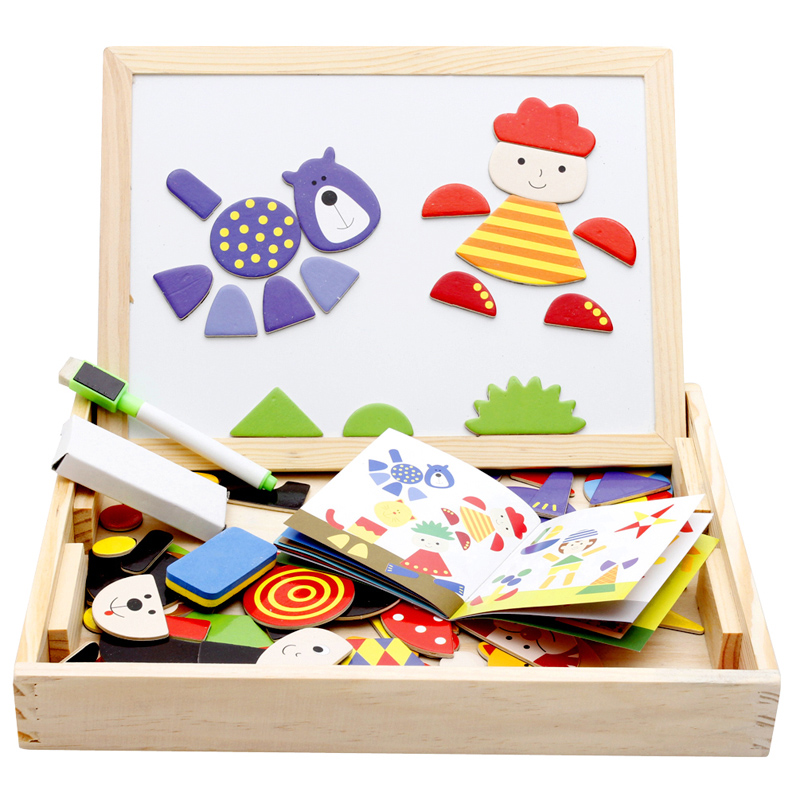 magnetic Jigsaw puzzle children intelligence development Toys 1-3-6 The age of Girl 2 Baby 4 Early education 5 woodinessin the Toy/Childs/Puzzle/Building block/Model , Beads/Jigsaw/Pair/Disassembly/Beat Toy , Jigsaw/Puzzle category - from Buy2taobao.com to provide professional Taobao agent buy service