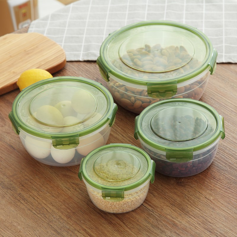 塑料保鲜盒套装微波炉饭盒家用冰箱收纳圆形带盖密封便当盒水果盒|msdalam kategori pinggan mangkuk, pemeliharaan bekas/bekas pemeliharaan, crisper - dari Buy2taobao.com untuk memberikan perkhidmatan ejen Taobao profesional membeli