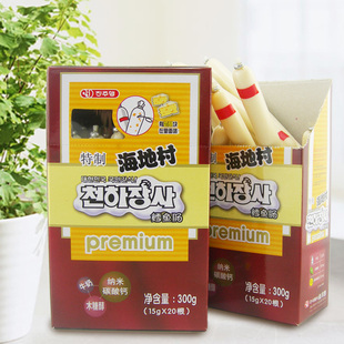  预售5.10海地村 韩国奶酪鳕鱼肠鱼肉肠大力士肠火腿肠 宝宝肠300g