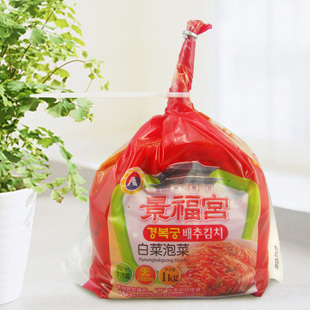  景福宫 韩国进口泡菜正宗辣白菜 手工泡菜开胃咸菜下饭菜 半颗1kg