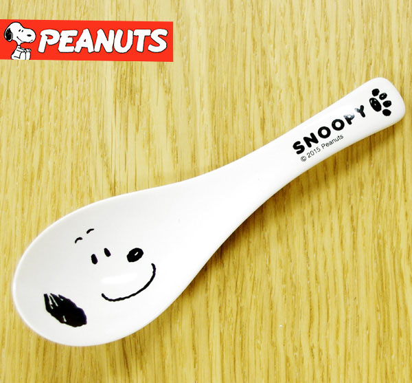 日本原装进口snoopy史努比 陶瓷勺子spoon