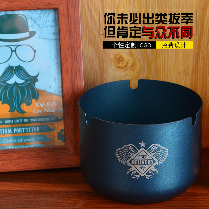 不锈钢烟灰缸潮流网咖ktv创意个性防风烟灰缸定制酒吧餐厅烟灰缸|ruв категории фестиваль товаров/подарок, творческие подарки, мода пепельница - от Buy2taobao.com для оказания профессиональной услуги покупки агента Taobao