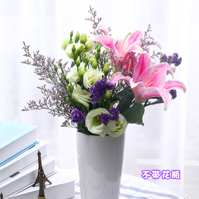康乃馨百合鲜花混搭花束居家摆设家用插花斗南基地直发空运包邮|msdalam kategori penghantaran bunga/bunga simulasi/tumbuhan berkebun, penghantaran bunga (bandar) - dari Buy2taobao.com untuk memberikan perkhidmatan ejen Taobao profesional membeli