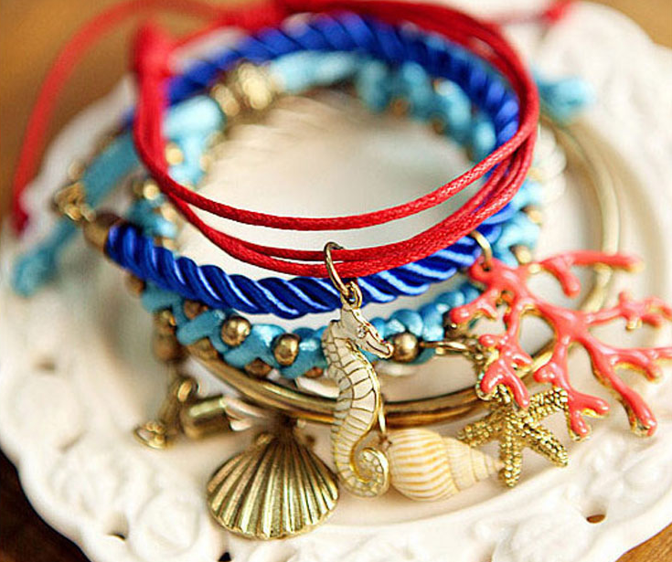 European and American fashion Seaside Versatile 5 sets shell Multi-element Ocean shell Starfish fashion 0529in the Accessories/Fashion Jewelry, Bracelet category - from Buy2taobao.com to provide professional Taobao agent buy service