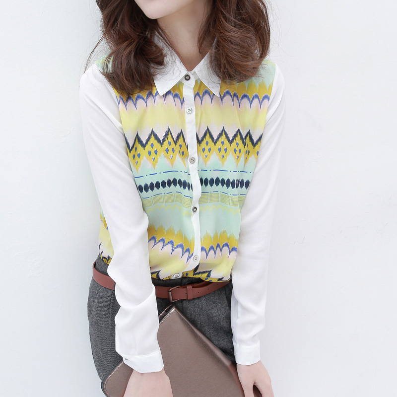 韩版女装翻领不规则...