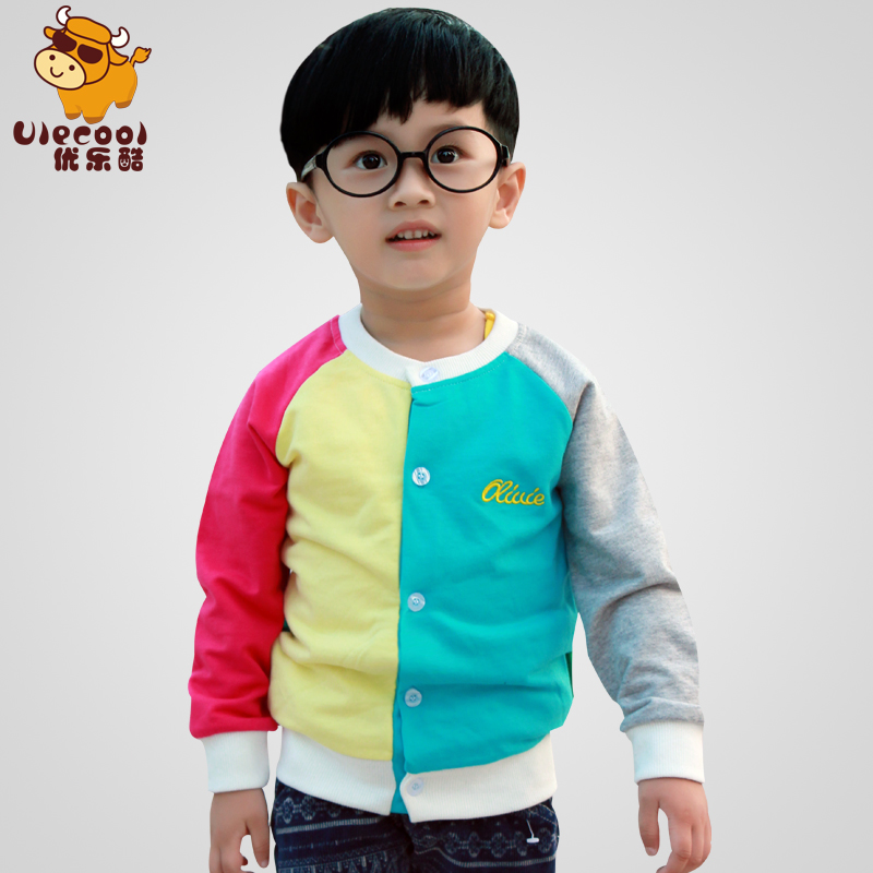 外套拼色加厚卫衣...