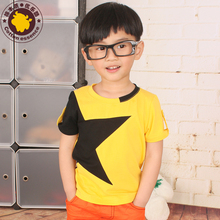 The gifted musicians cool children's clothing children's short-sleeved t-shirt Boys T-shirt children's cotton t-shirt Korean version of the 2013 summer 10631