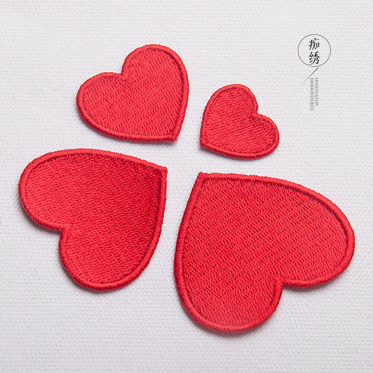 heart-shaped Embroidery Cloth sticker Versatile fashion clothes diy love Patch Sticker Bag clothing Decorative stickers accessories Gumin the Home Fabric , Sew DIY Material,Tools and finished products , Sew DIY Fitting/Accessories/Accessories , Fabric sticker category - from Buy2taobao.com to provide professional Taobao agent buy service