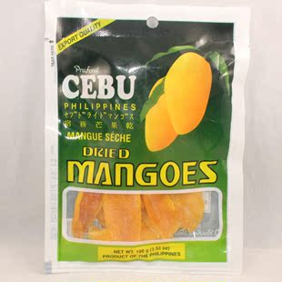  菲律宾进口食品100g 宿务芒果干顶级美味休闲零食满50包邮