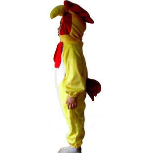 新款大公鸡角色服表演服卡通造型衣儿童演出服