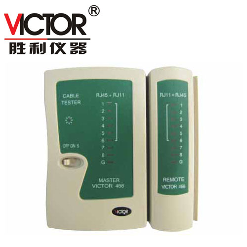victory VC468 Network cable tester Network cable tester Measuring thread RJ45 + RJ11 Network cable Telephone linein the Hardware/Tool , Instrumentation , Cable tester category - from Buy2taobao.com to provide professional Taobao agent buy service