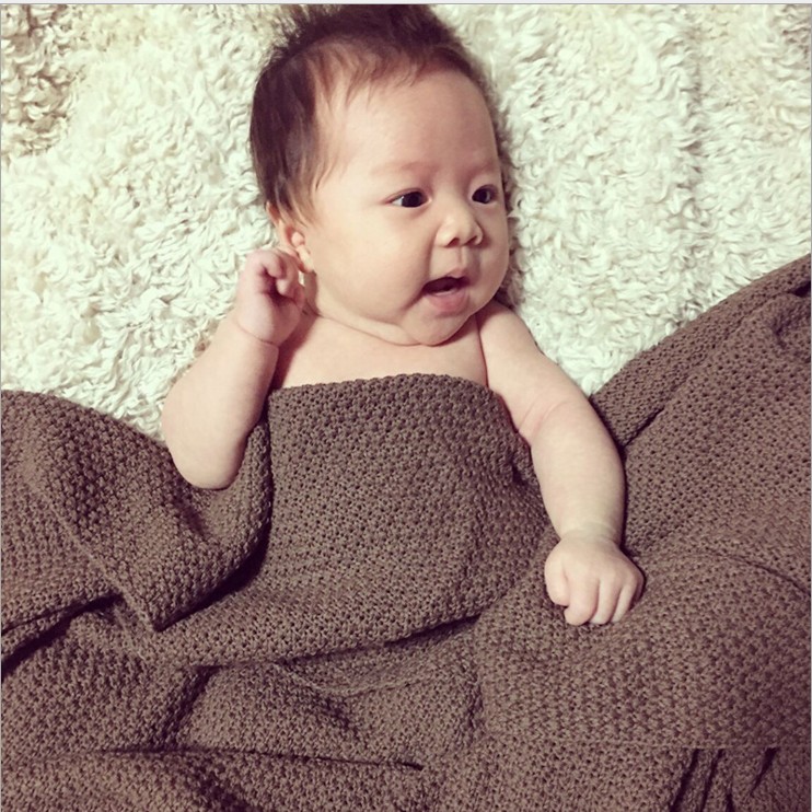 夏季全棉儿童针织欧美百搭披巾毛线毯空调毯飞机午睡毯婴儿毛毯子在类目 床上用品, 休闲毯/毛毯/绒毯中 - 来自Buy2taobao.com提供专业的淘宝代购服务