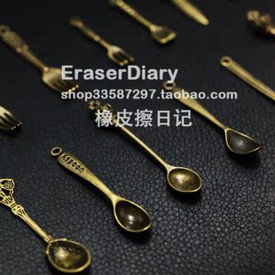  DIY饰品材料配件 复古 餐具 合集 挂饰 162#