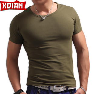  2件包邮续点 男士t恤 男 短袖 紧身t恤 男 圆领T恤 男 打底衫 男