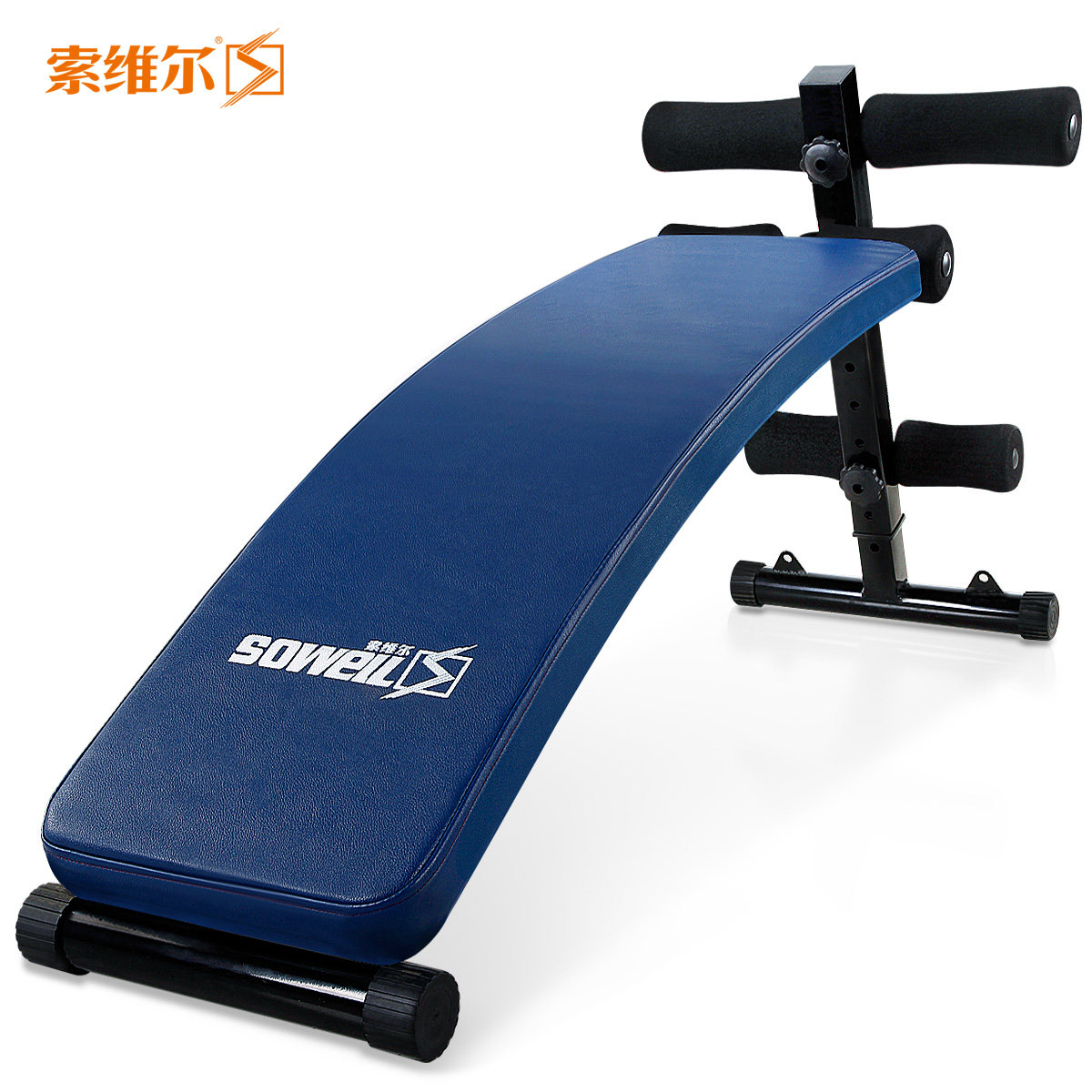 Sauville back panel crunches sit up abdominal fitness equipment home exercise dumbbell benches