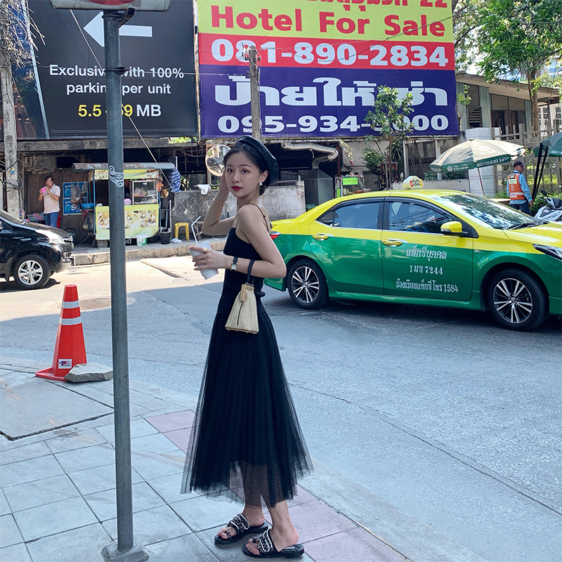 FFAN Broadly black Bouffancy Gauze skirt 2019 Summer style chic Body skirtin the Women's clothing/Boutique , Skirts category - from Buy2taobao.com to provide professional Taobao agent buy service