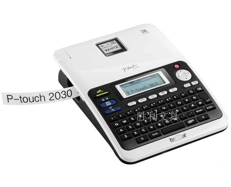 兄弟标签机PT-2030标签打印机便携式网络布线可防水标签 全国联保