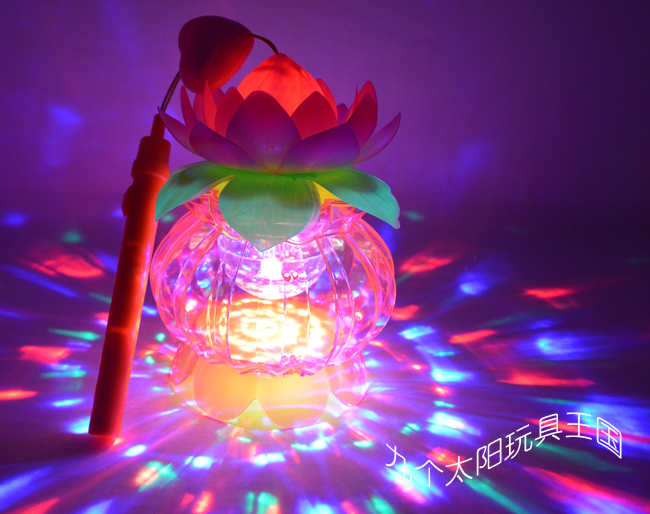 Lantern Lantern Lantern New Year Lanterns portable lantern Colorful Lotus music festival lantern Toysin the Festive supplies/Gift , Lantern category - from Buy2taobao.com to provide professional Taobao agent buy service