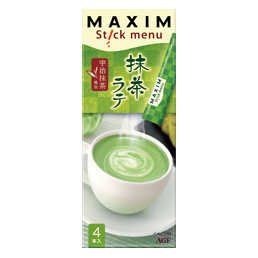  日本进口食品原装[最高金奖]AGF MAXIM抹茶奶茶(60g/4份入)