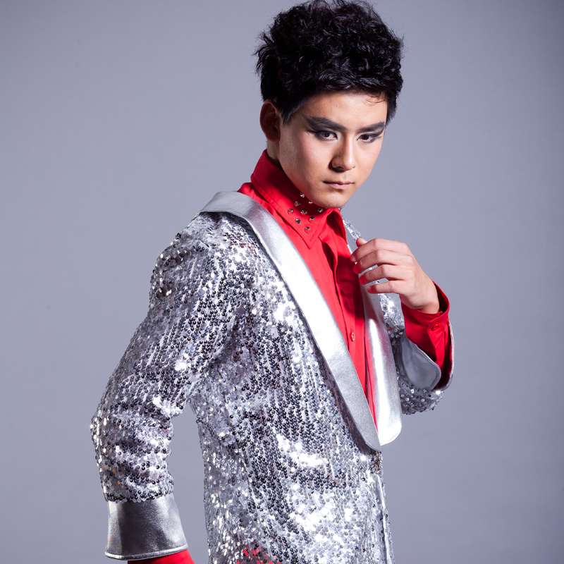 2013超值韩版修身男歌手小西装夜店潮人男歌手dj舞台演出服
