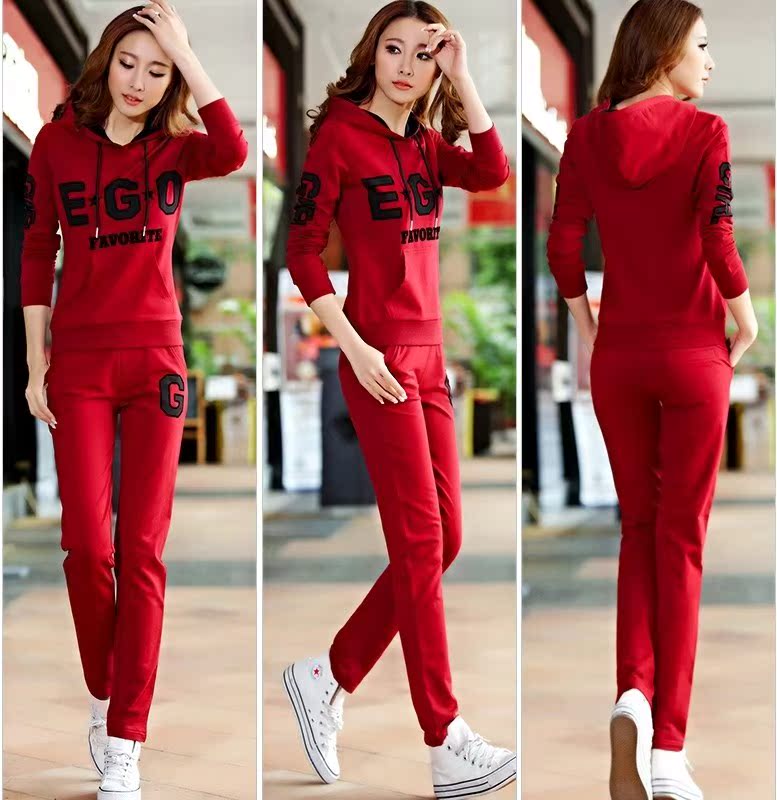 leisure time Sportswear suit spring and autumn 2018 new pattern Korean Edition Easy Long sleeve Sweater Two piece set fashionin the Women's clothing/Boutique , Set/Student uniforms/Work uniforms , Leisure sports suit category - from Buy2taobao.com to provide professional Taobao agent buy service